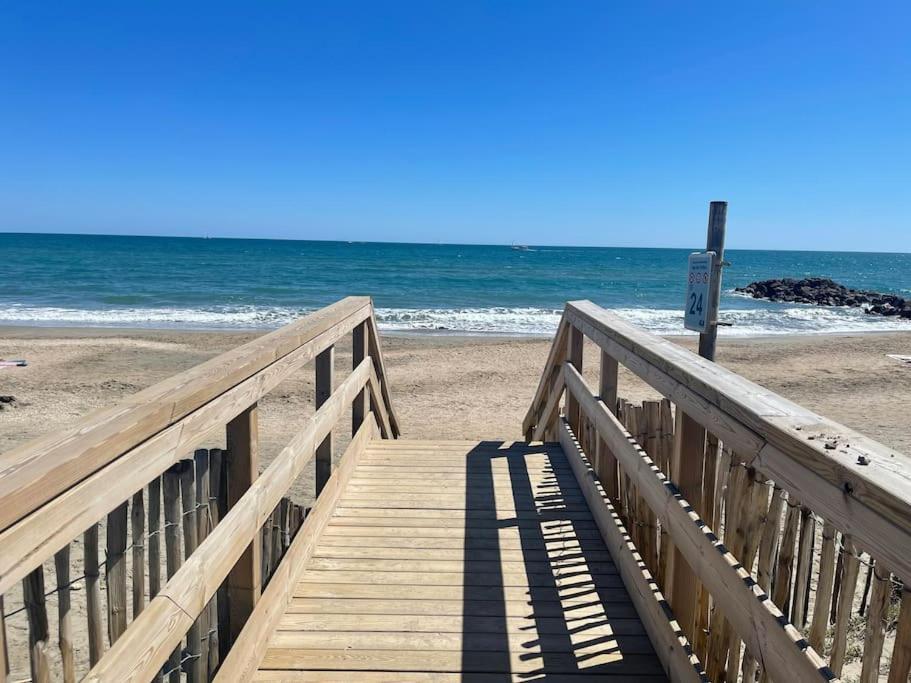 Appart Frontignan Sur La Plage, Piscine, Wifi, Tv, Netflix Eksteriør billede